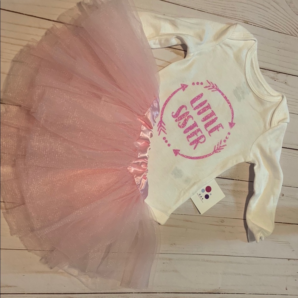 Little sister Newborn onesie